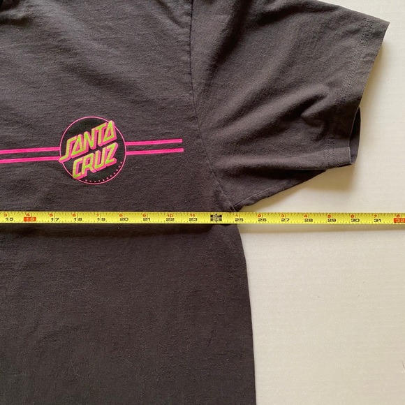 Santa Cruz Dark Grey/Pink XXL Skate Shirt - Picture 3 of 7